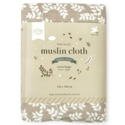 A Little Lovely Company Leaves Hydrofiele Doek XL - Sage><noscript><img width=