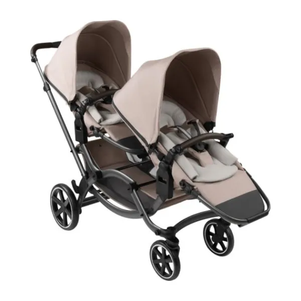 ABC Design Zoom 2 Duowagen - Camel> Tweeling Kinderwagens|Duo Kinderwagens