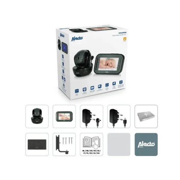 Alecto Digitale Beeldbabyfoon DVM200MBK> Pmr Babyfoons|Beeld Babyfoons