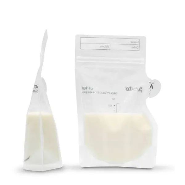 Alecto Moedermelk Bewaarzakjes 220ml-100stks BF100> Melk Bewaarzakjes