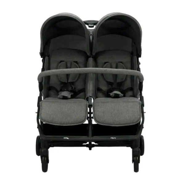Asalvo Tweelingbuggy - Henry - Grey> Tweeling Buggy's