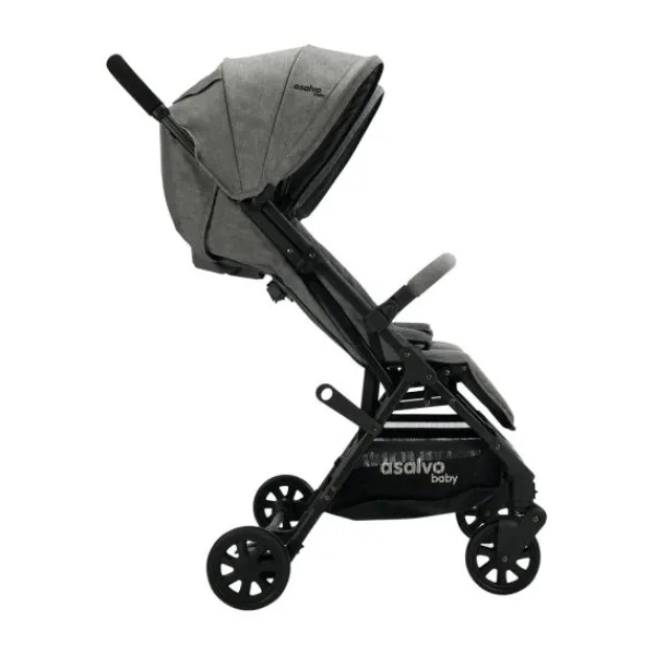 Asalvo Tweelingbuggy - Henry - Grey> Tweeling Buggy's
