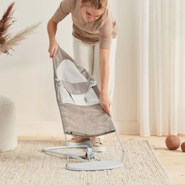 Baby Bjorn Bouncer Balance Soft Mesh Grey Beige/White> Sitters