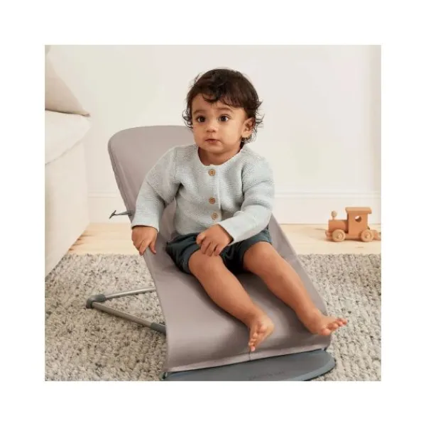 Baby Bjorn Bouncer Bliss Geweven Klassiek Quilt Zandgrijs> Sitters