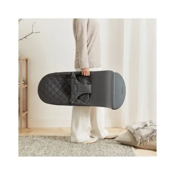 Baby Bjorn Bouncer Bliss Geweven Klassiek Quilt Zandgrijs> Sitters