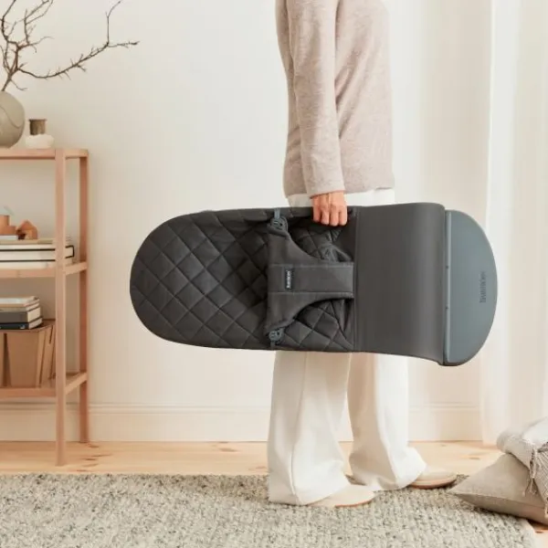 Baby Bjorn Bouncer Bliss Geweven Klassiek Quilt Zandgrijs> Sitters
