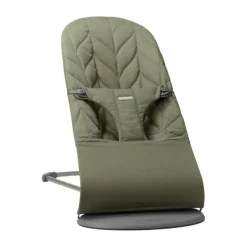 Baby Björn® Bouncer Bliss Cotton Kroonblad Quilt Zandgrijs><noscript><img width=