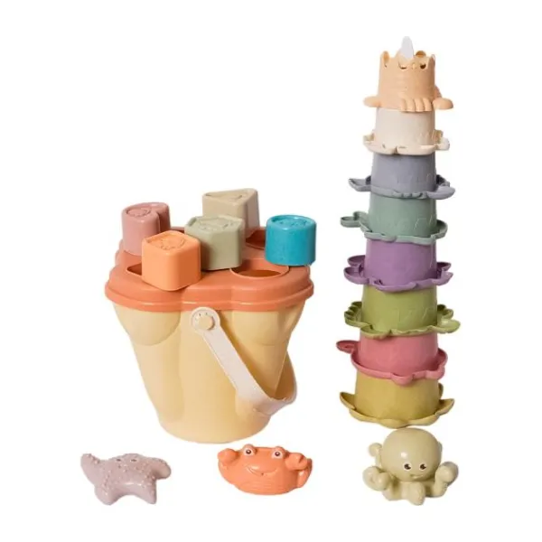 Baby Favorite Badspeelgoedset Activiteitenemmer 17-Delig - Bioplastic> Badspeelgoed