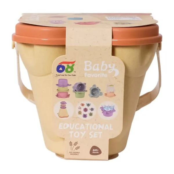 Baby Favorite Badspeelgoedset Activiteitenemmer 17-Delig - Bioplastic> Badspeelgoed
