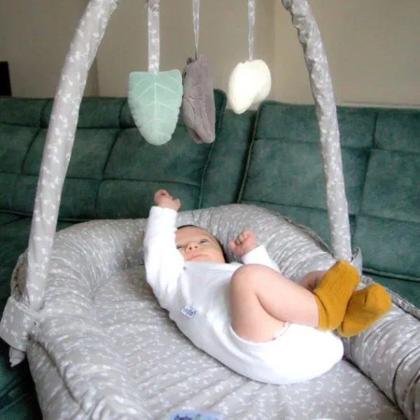 Babyjem Babynest met Speeltjes Grijs> Accessoires Boxen