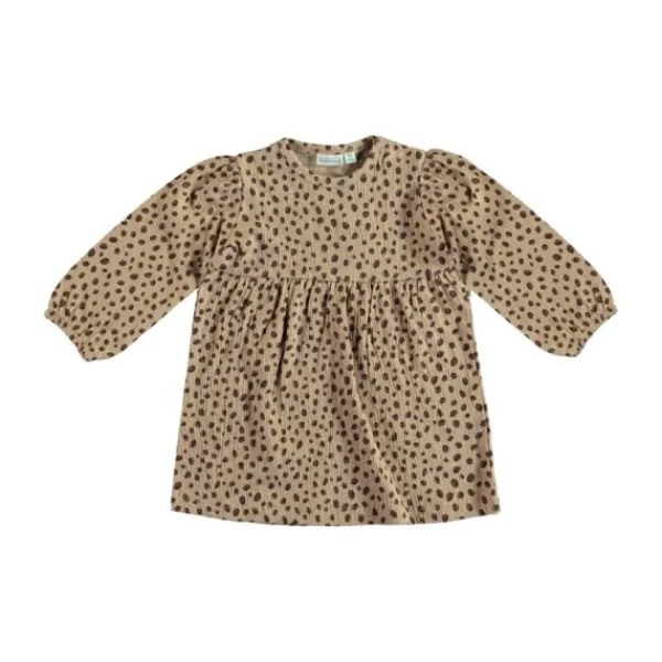 Babylook Cheetah Jurk - Maat 50 - Crepe> Jurkjes