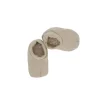 Babylook Shells Slofjes Rib Newborn - Oyster Gray> Sjawls