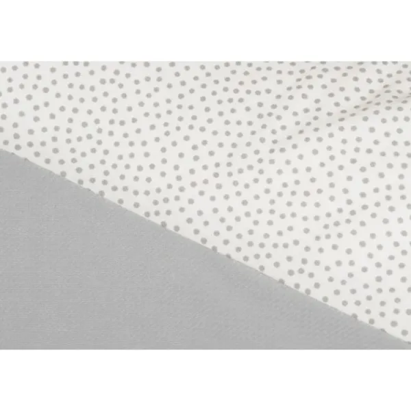 Babymatex Babynest Velvet White Grey Dots / Grey> Accessoires Boxen