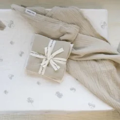 Baby's Only Tender Monddoekje - 3-Pack - 30x30cm - Beige / Linen><noscript><img width=