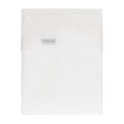 Baby's Only Wieglaken Broderie Calm Wit 80 x 100 cm> Wieglakens