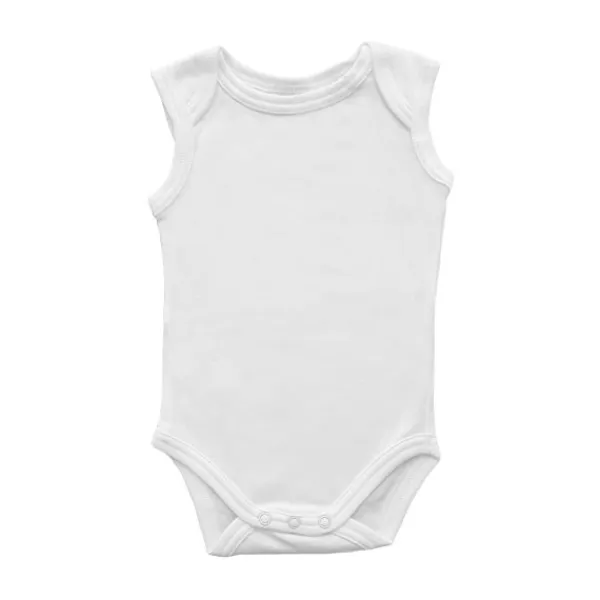 BD Collection Basic Collectie Romper Uni Wit maat 50/56> Rompertjes