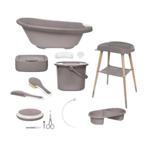 Bébé‑Jou Sense Badset Edition - 8‑delig - Mocha Mousse> Complete Badsets