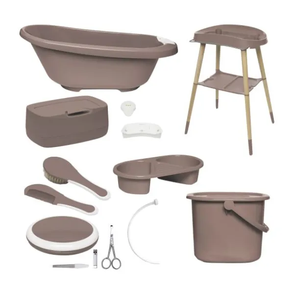 Bébé‑Jou Sense Badset Edition - 8‑delig - Mocha Mousse> Complete Badsets