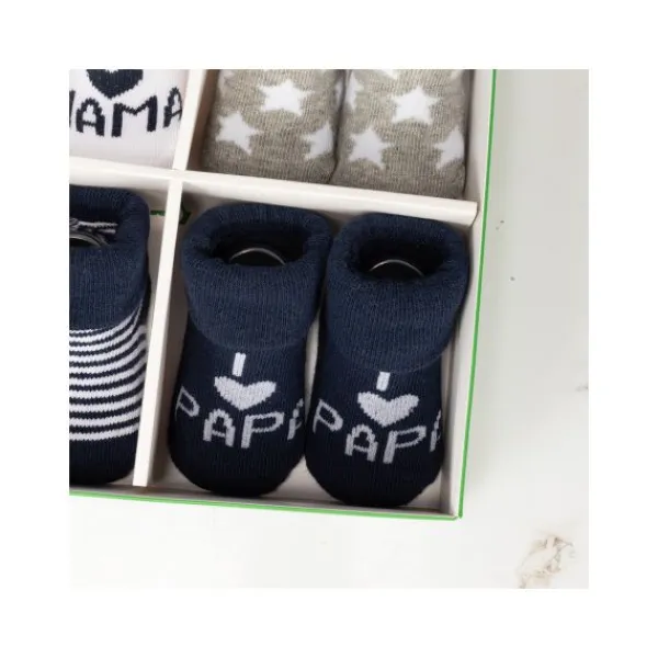 BD Collection Sokjes 4-Pack Multi Navy> Sokjes