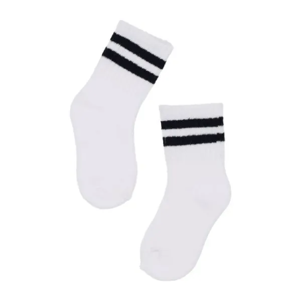 BD Collection Sportsokjes - 3 Stuks - 0-6mnd - Multi White> Sokjes