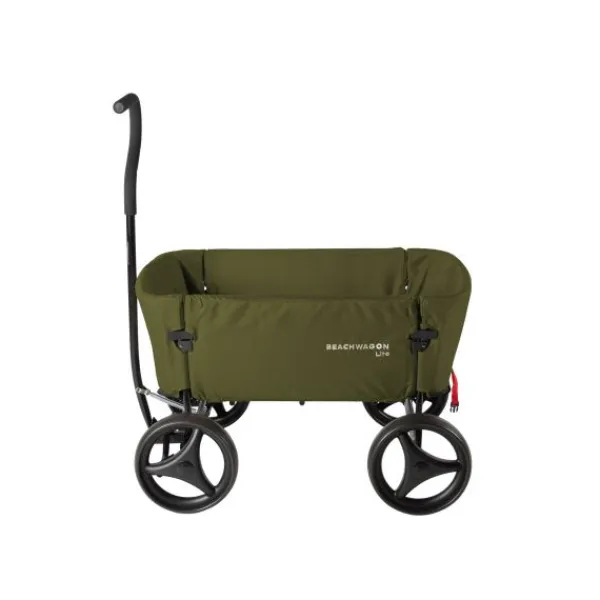 Beachwagon Bolderkar Lite Khakigreen> Bolderkarren