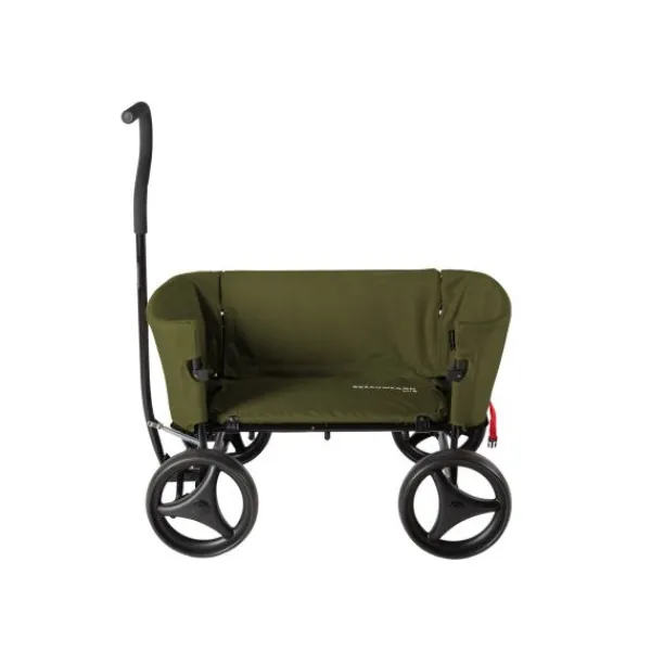 Beachwagon Bolderkar Lite Khakigreen> Bolderkarren