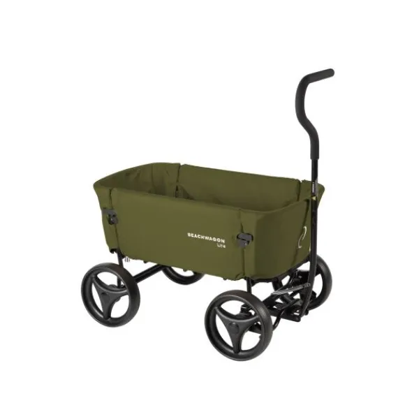 Beachwagon Bolderkar Lite Khakigreen> Bolderkarren