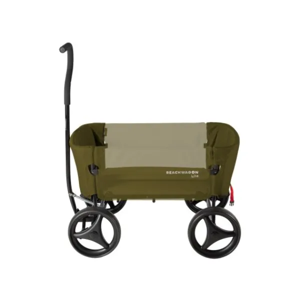 Beachwagon Bolderkar Lite Khakigreen> Bolderkarren