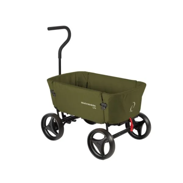 Beachwagon Bolderkar Lite Khakigreen> Bolderkarren