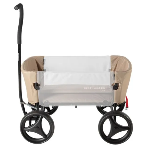 Beachwagon Bolderkar Lite Khakigreen> Bolderkarren