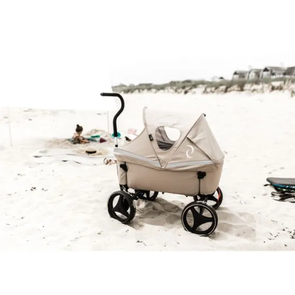 Beachwagon Bolderkar Lite Khakigreen> Bolderkarren