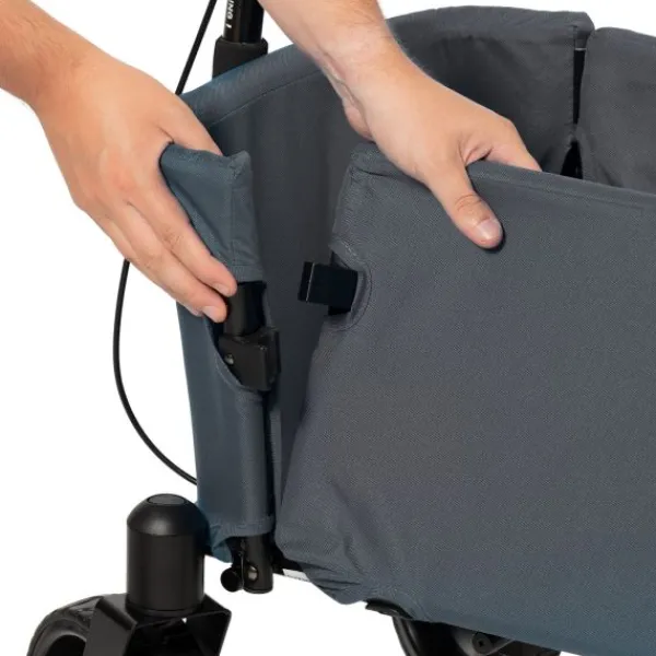 Beachwagon Bolderkar Mini Darkgrey> Bolderkarren