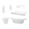 Bébé Basics Bebe Basics Badset Uni Wit> Badjes