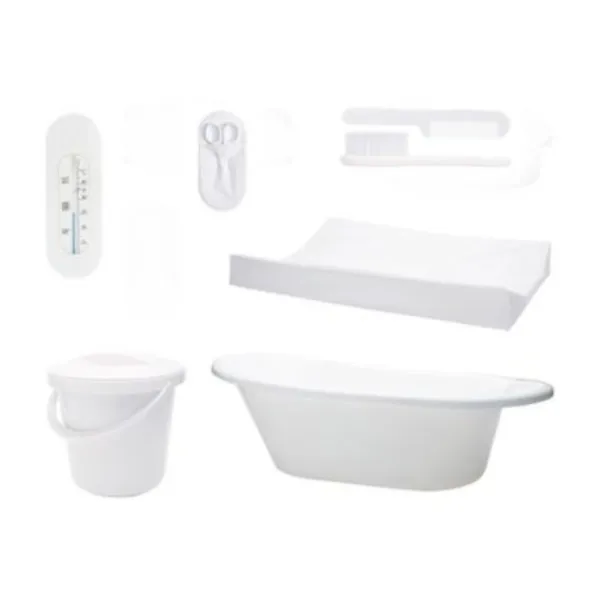 Bébé Basics Bebe Basics Badset Uni Wit> Badjes