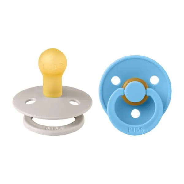 BIBS Colour Fopspenen - 2 Stuks - Size 1 - Mushroom/Breeze> Fopspenen 0-6 Maanden