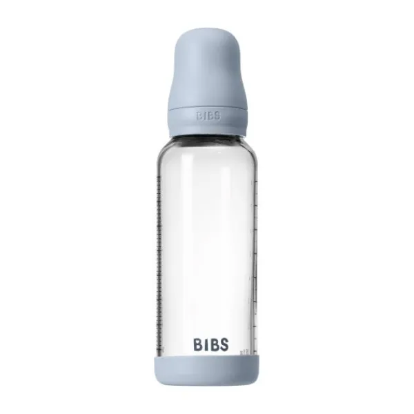 BIBS Fles - Medium Flow - 240 ml - Glas/Latex - Ivory> Flessen