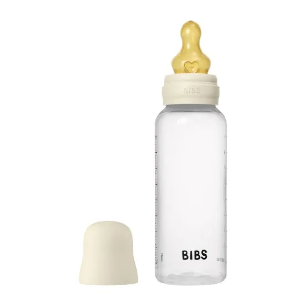 BIBS Fles - Medium Flow - 270 ml - Latex - Sage - Ronde Speen> Flessen