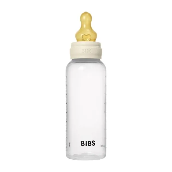 BIBS Fles - Medium Flow - 270 ml - Latex - Sage - Ronde Speen> Flessen