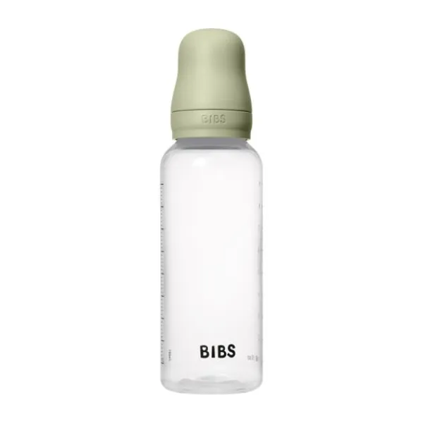 BIBS Fles - Medium Flow - 270 ml - Latex - Sage - Ronde Speen> Flessen