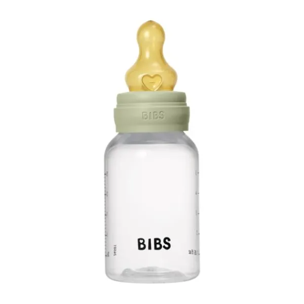 BIBS Fles - Slow Flow - 150 ml - Latex - Ivory - Ronde Speen> Flessen