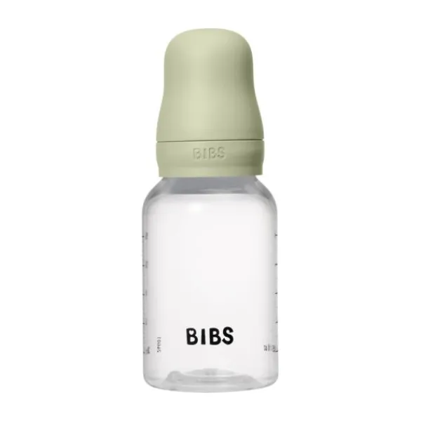 BIBS Fles - Slow Flow - 150 ml - Silicone - Sage> Flessen