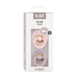 BIBS Fopspeen Round 0-6mnd Dark Oak/Ivory (2 stuks)><noscript><img width=