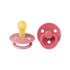 BIBS Fopspeen Round 0-6mnd Dark Oak/Ivory (2 stuks)><noscript><img width=