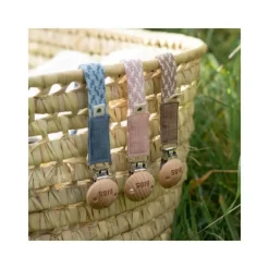 BIBS Speenkoord Braid Dark Blush / Ivory><noscript><img width=