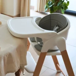 Bo Jungle Grow With Me High Chair - Pure White><noscript><img width=