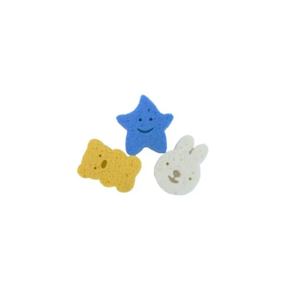 Bo Jungle Natural Wood Pulp Sponges (3 Stuks)> Badspeelgoed