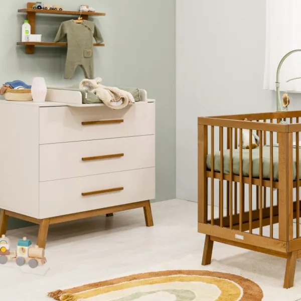 Bopita Kaleo Wandrek - Rose Wood> Complete Babykamers|Ladekasten