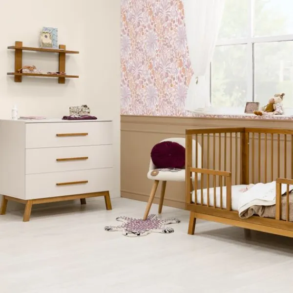Bopita Kaleo Wandrek - Rose Wood> Complete Babykamers|Ladekasten