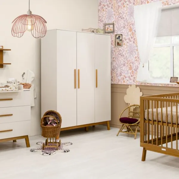 Bopita Kaleo Wandrek - Rose Wood> Complete Babykamers|Ladekasten