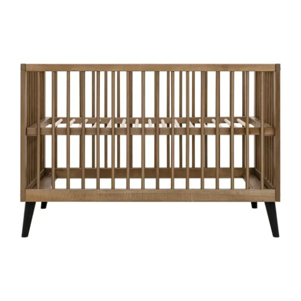 Bopita Zara Bladvergroter - Walnoot/Zwart> Complete Babykamers|Ladekasten